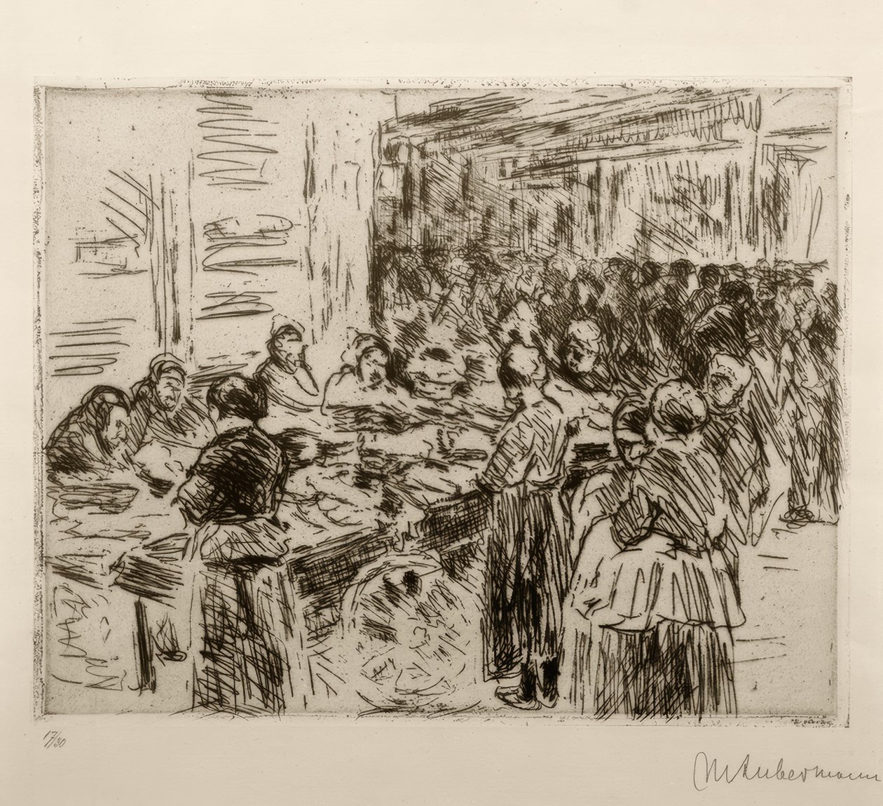 M. Liebermann, Judengasse (Amsterdam) von Max Liebermann