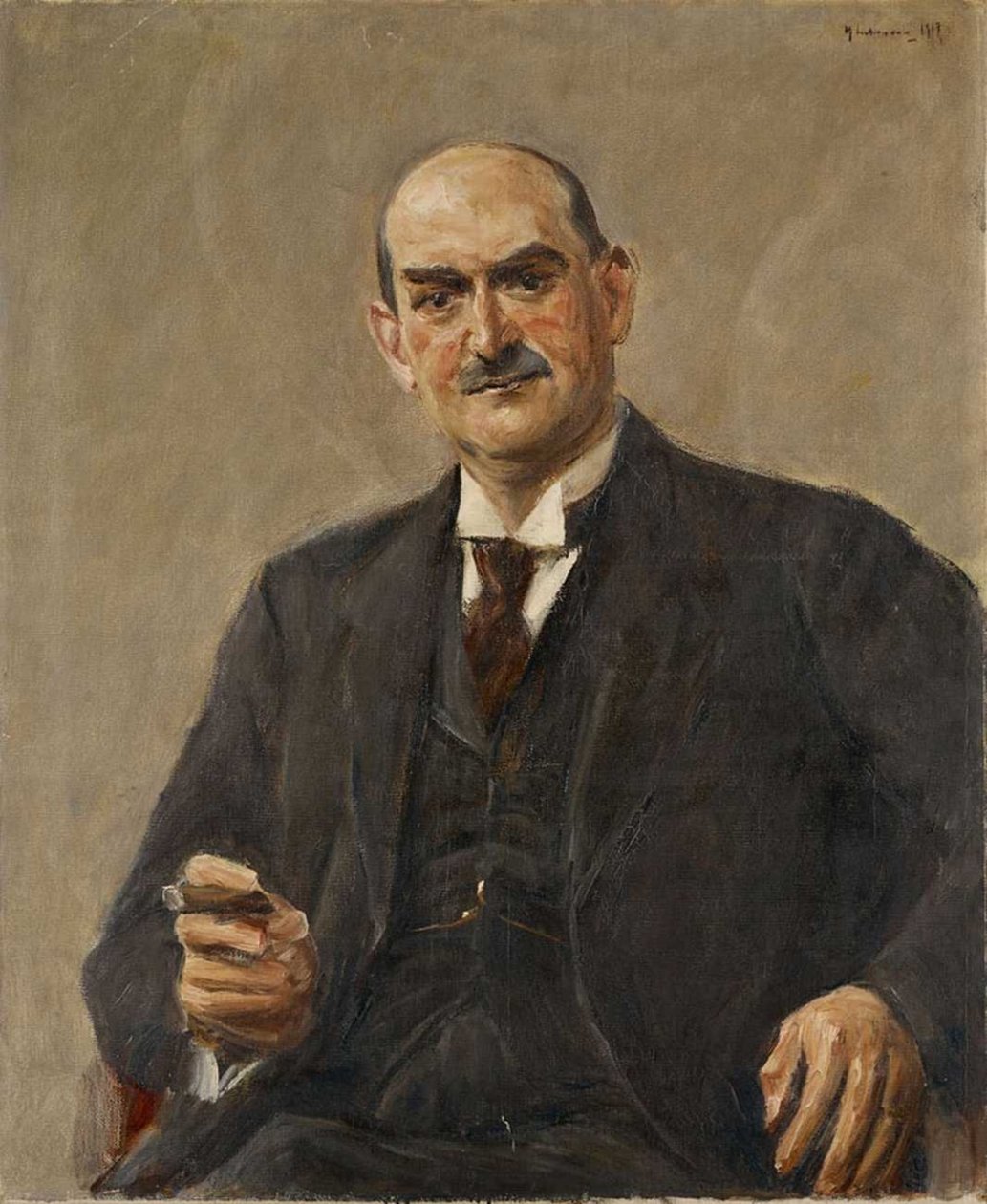 Porträt Kommerzienrat Dr. Carl Leopold Netter von Max Liebermann