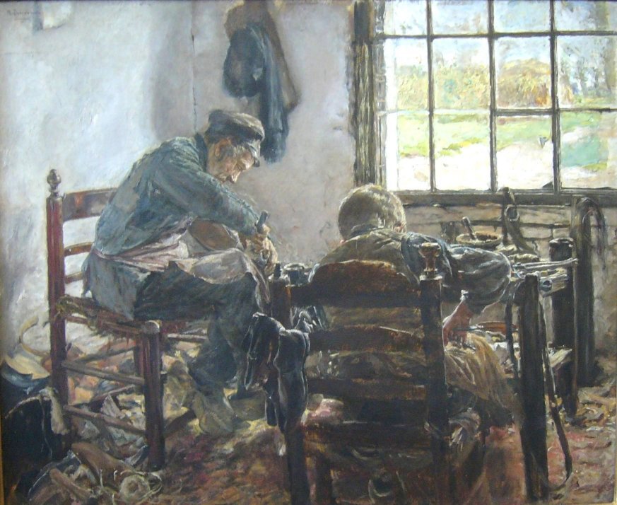Schusterwerkstatt von Max Liebermann