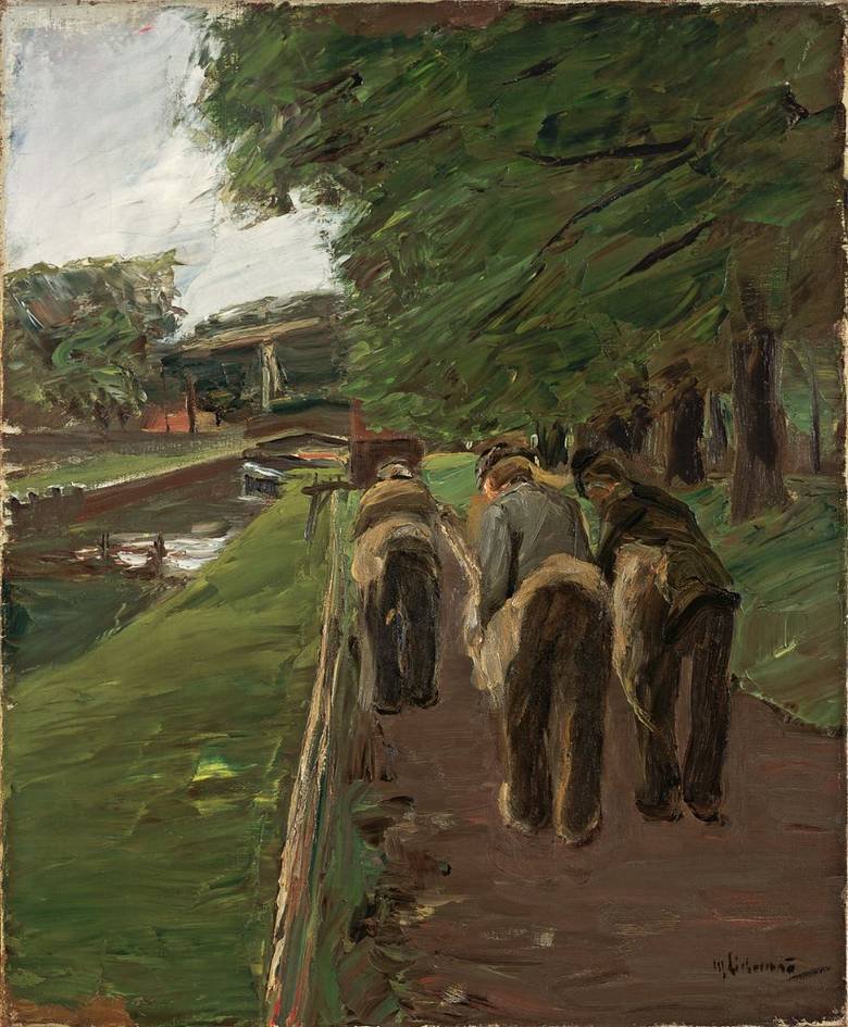 Seilerbahn in Edam von Max Liebermann