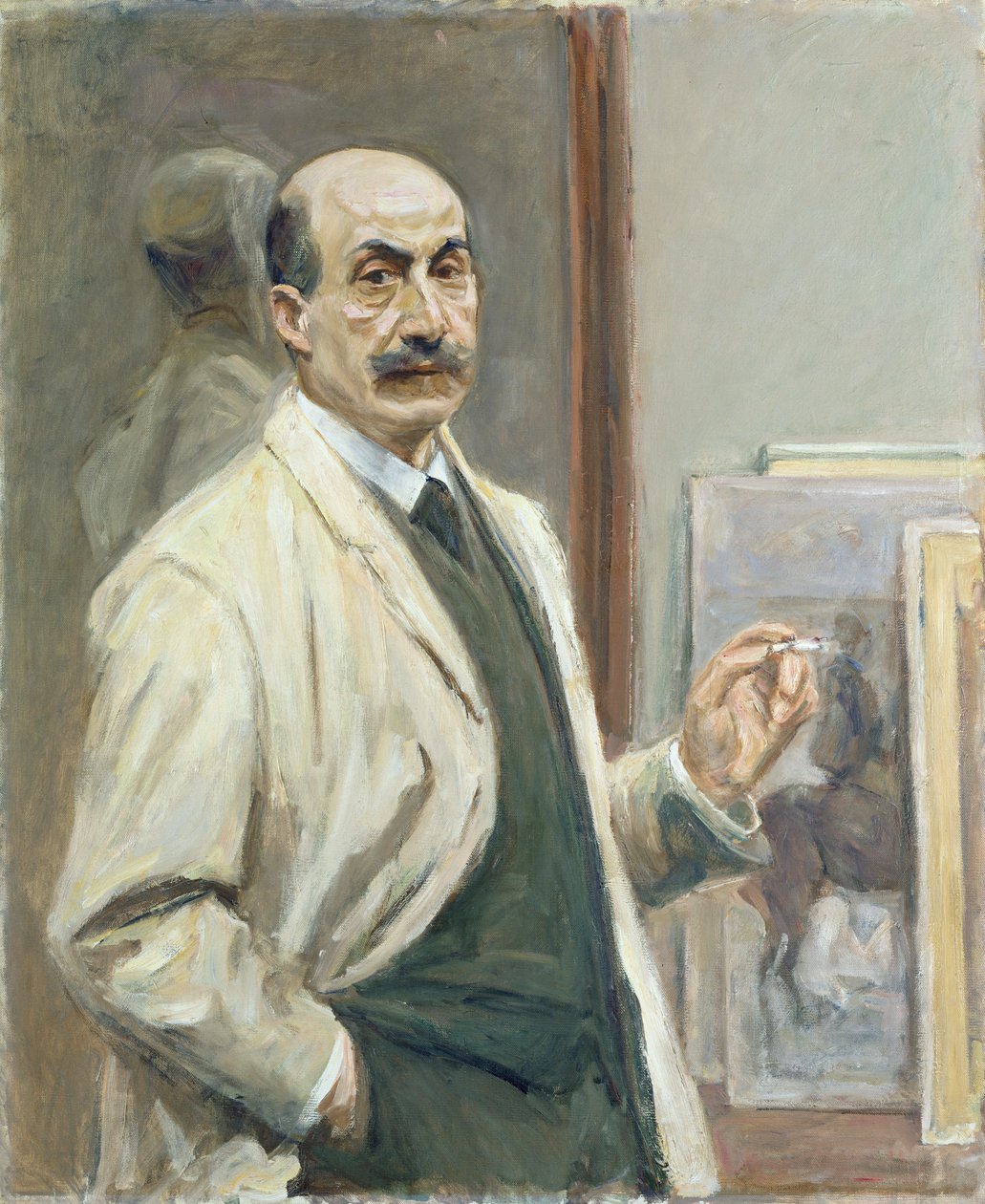 Selbstporträt, 1910 von Max Liebermann