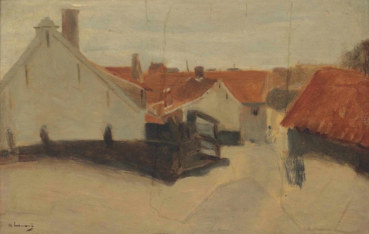 Straße in Scheveningen von Max Liebermann