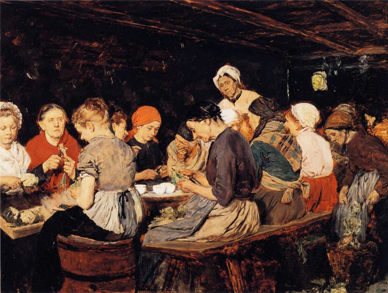 Die Marmeladenmacher von Max Liebermann