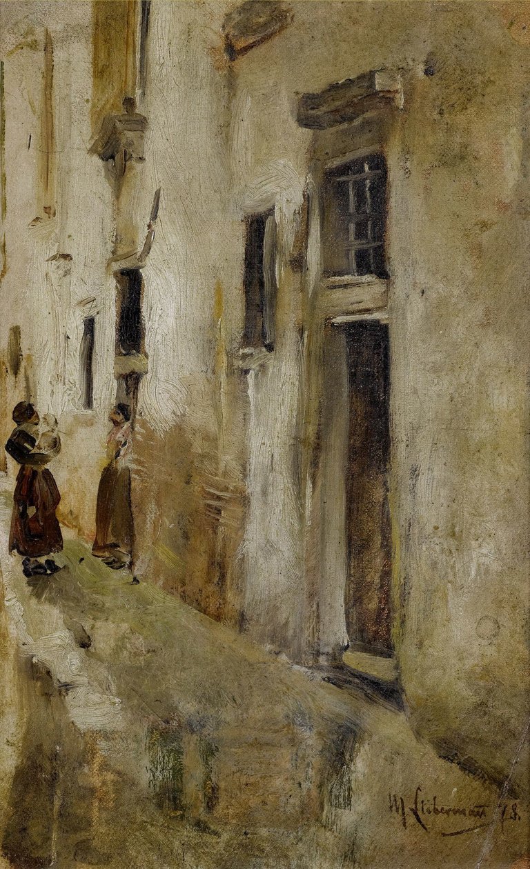 Venezianische Gasse von Max Liebermann