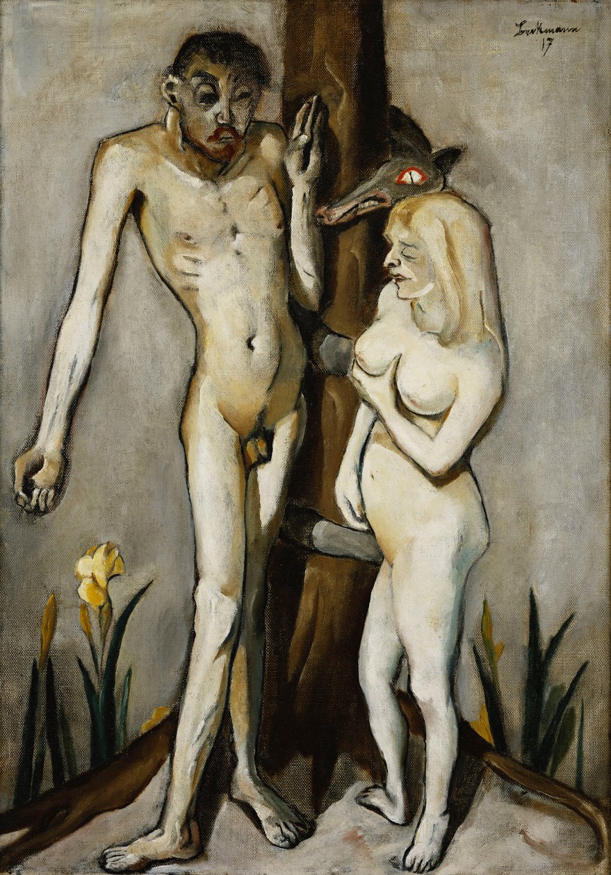 Adam und Eva von Max Beckmann