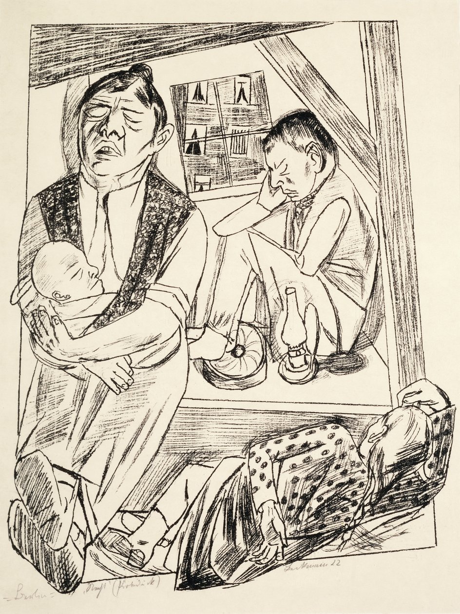 Bei Nacht von Max Beckmann