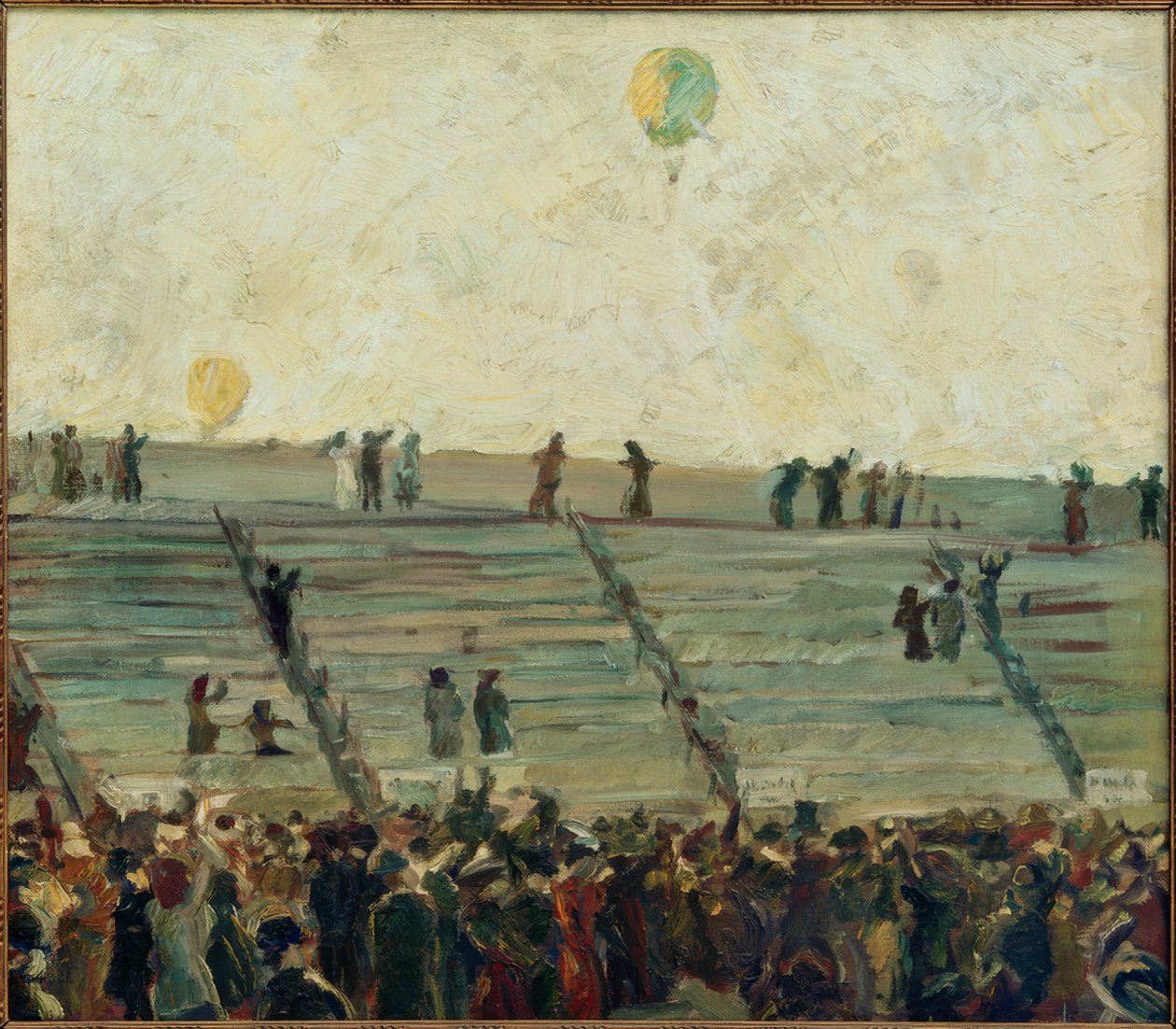 Ballonwettfahrt von Max Beckmann