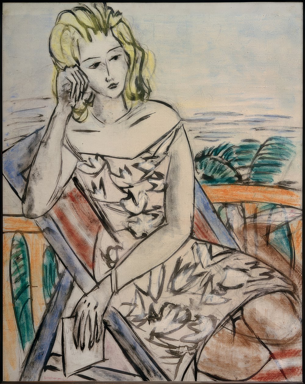 Bildnis eines jungen Mädchens von Max Beckmann