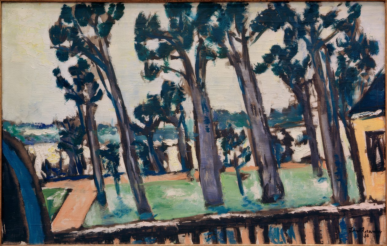 Blick vom Rupenhorn auf die Havel von Max Beckmann