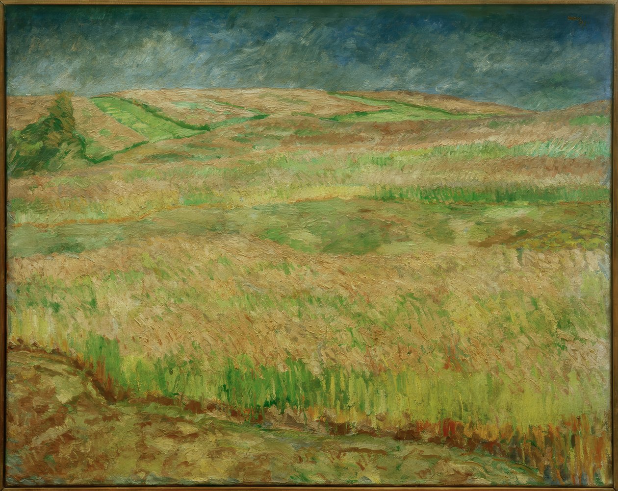 Blühende Getreidelandschaften von Max Beckmann