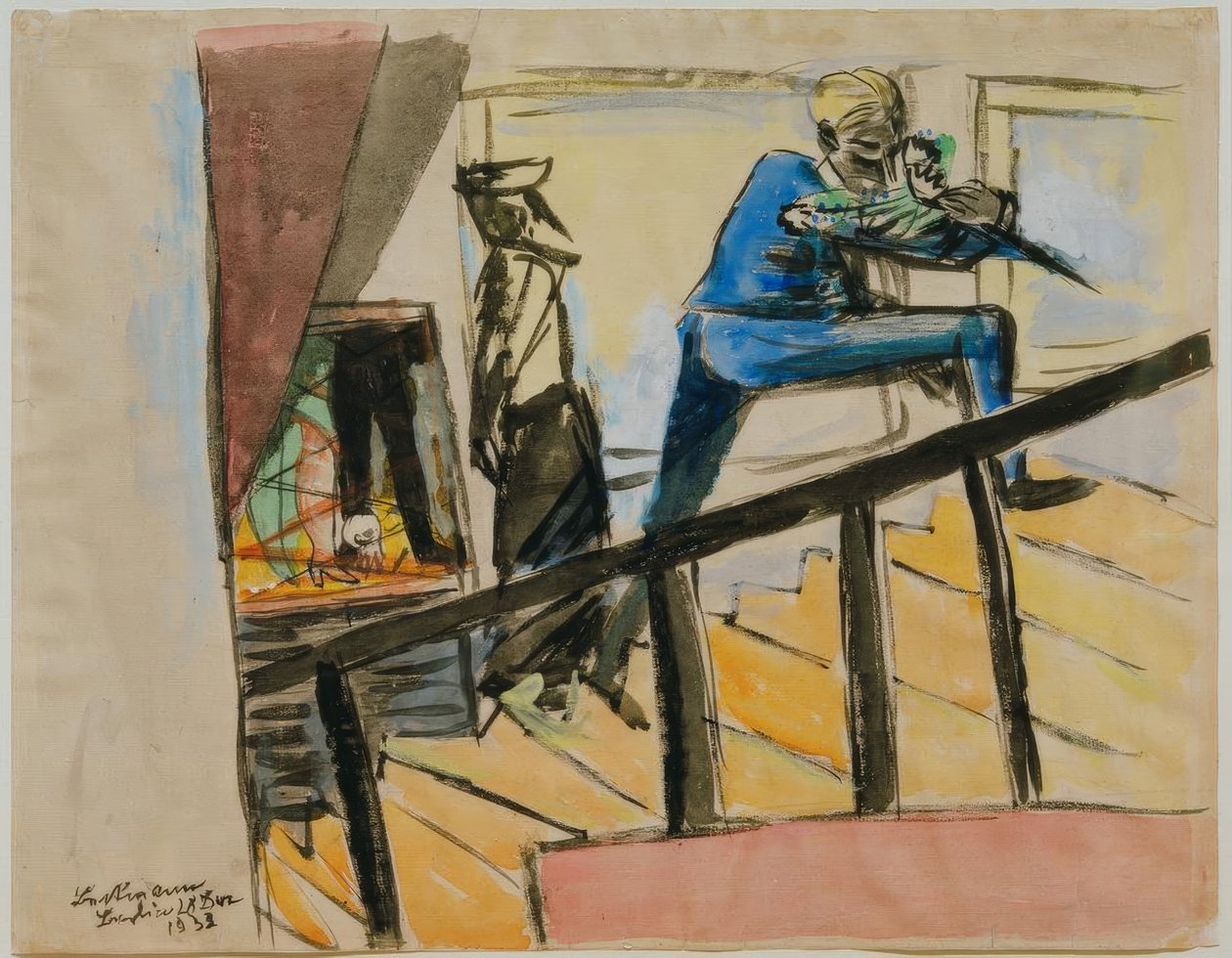 Der Hotelpage von Max Beckmann