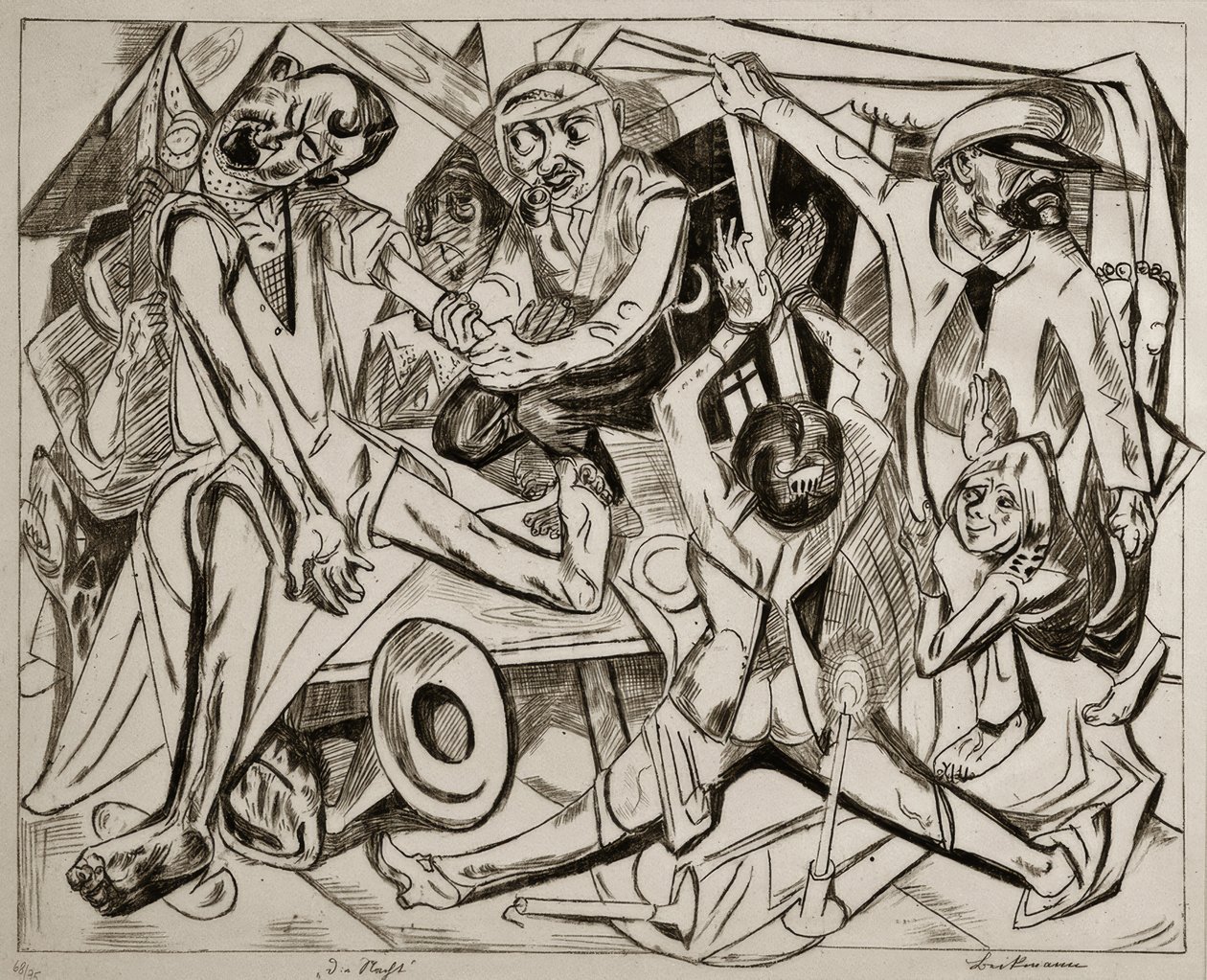 Die Nacht von Max Beckmann