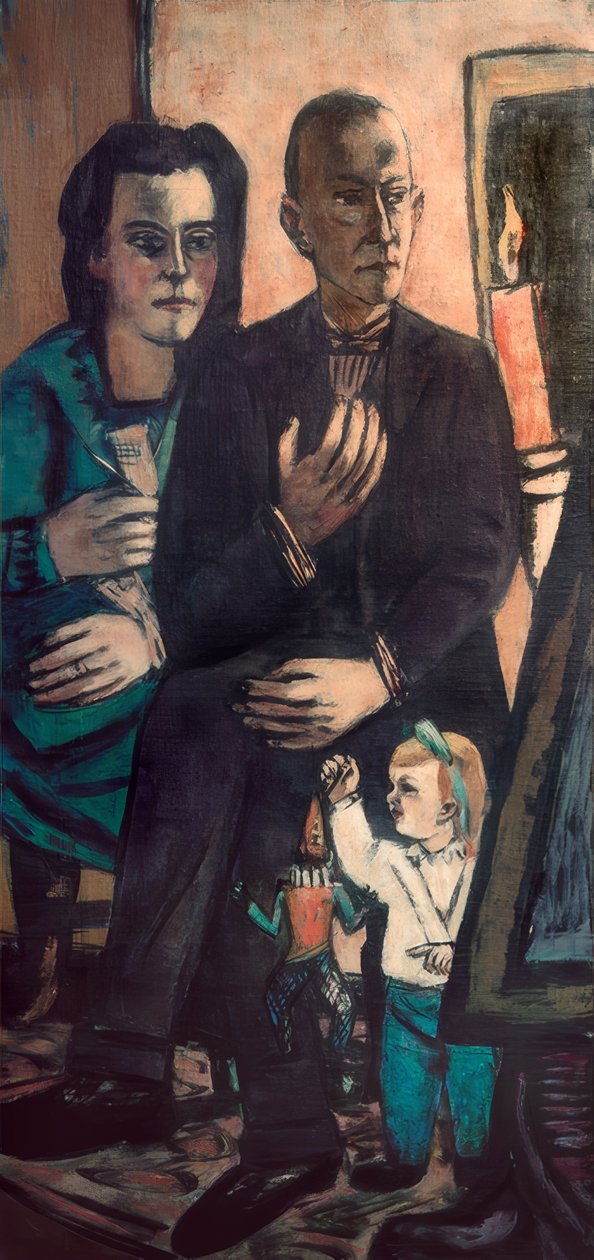 Familienbild Lütjens von Max Beckmann