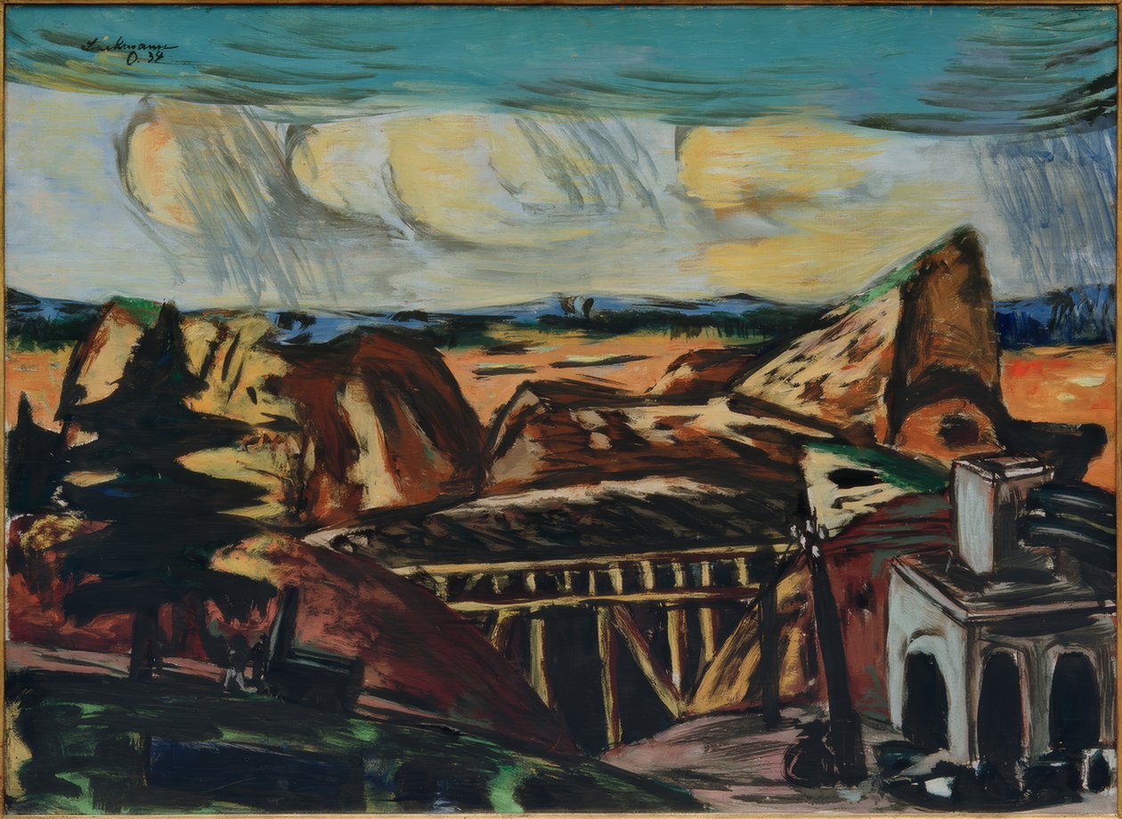 Großer Steinbruch in Oberbayern von Max Beckmann