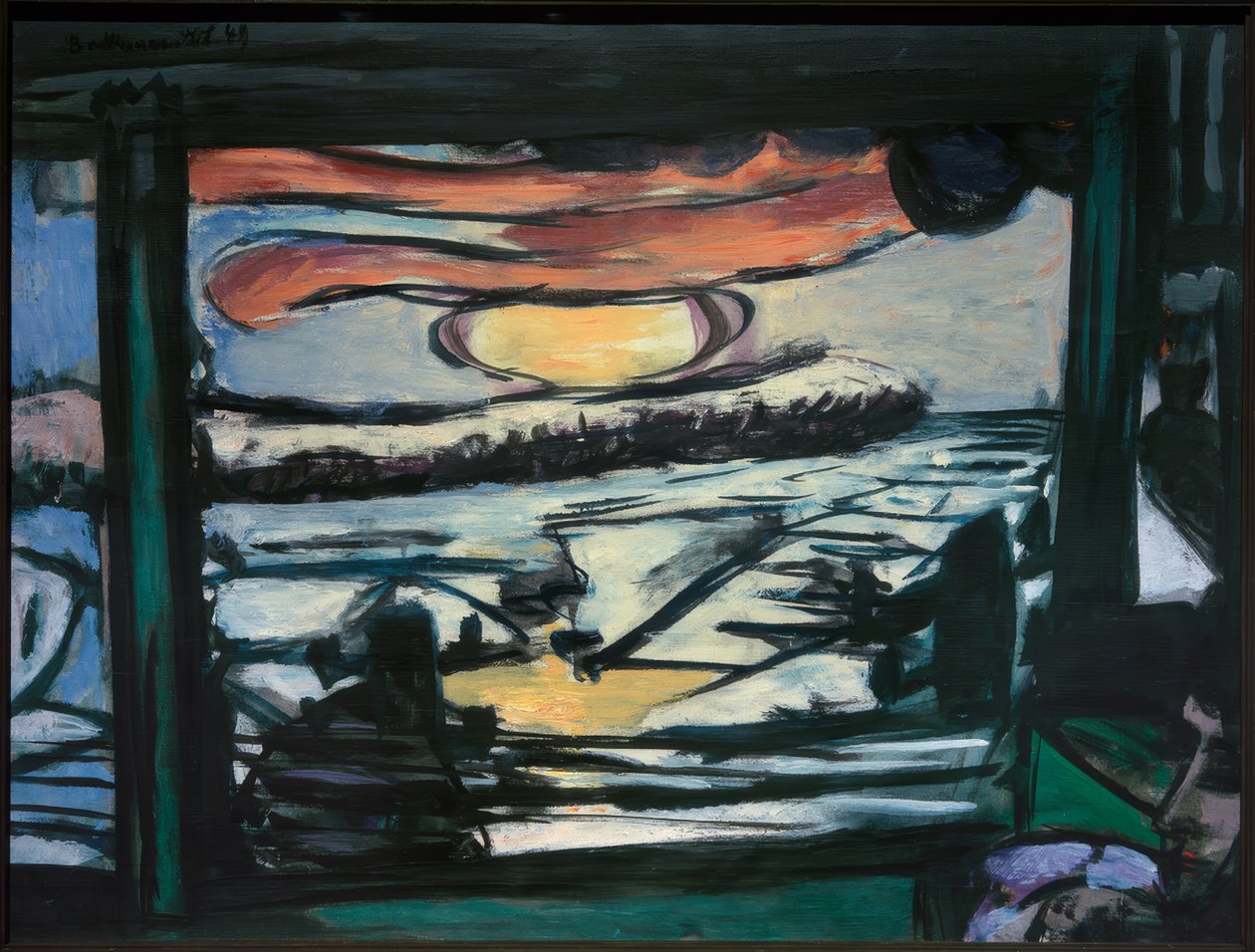 Morgen am Mississippi von Max Beckmann
