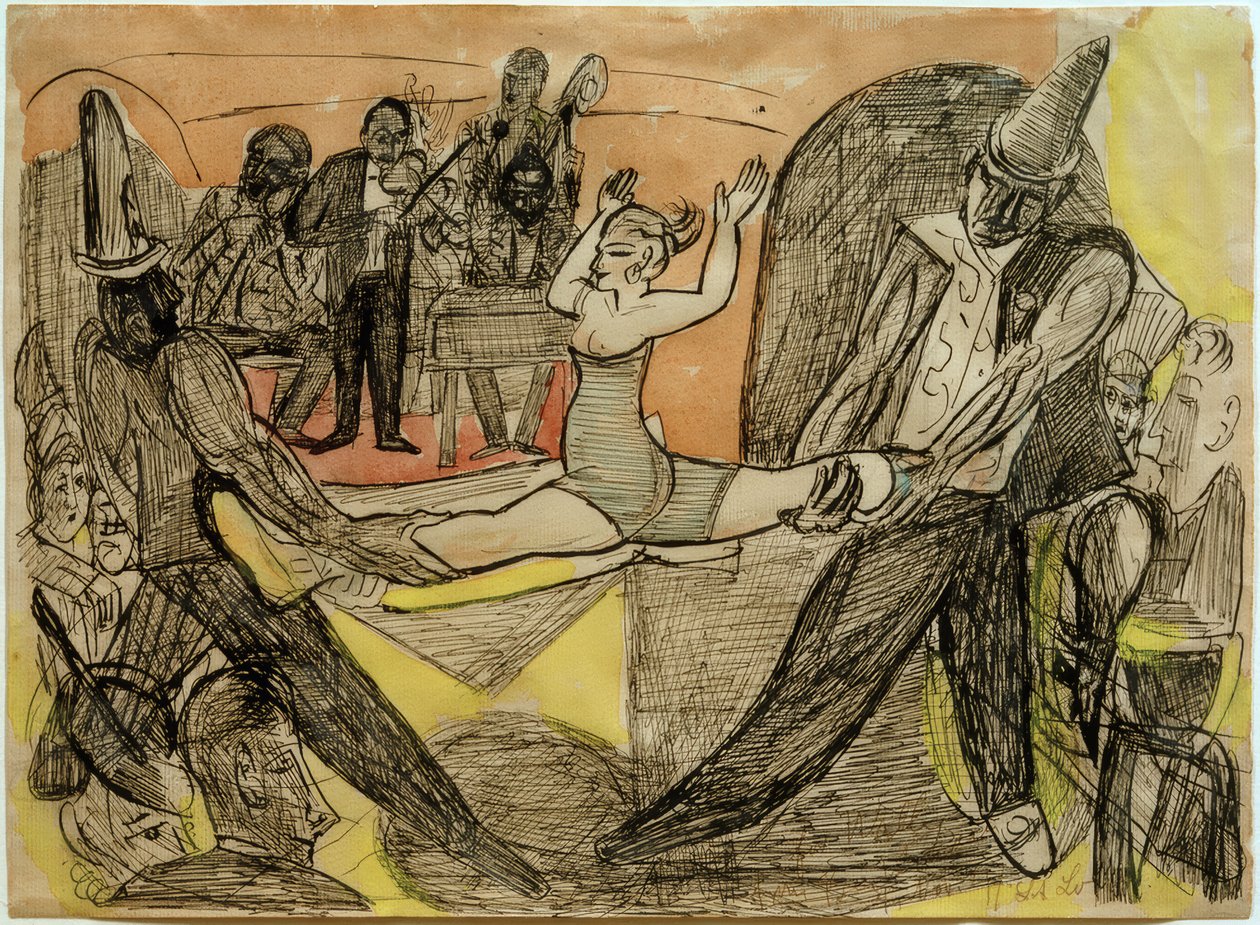 Nachtclub in New York von Max Beckmann