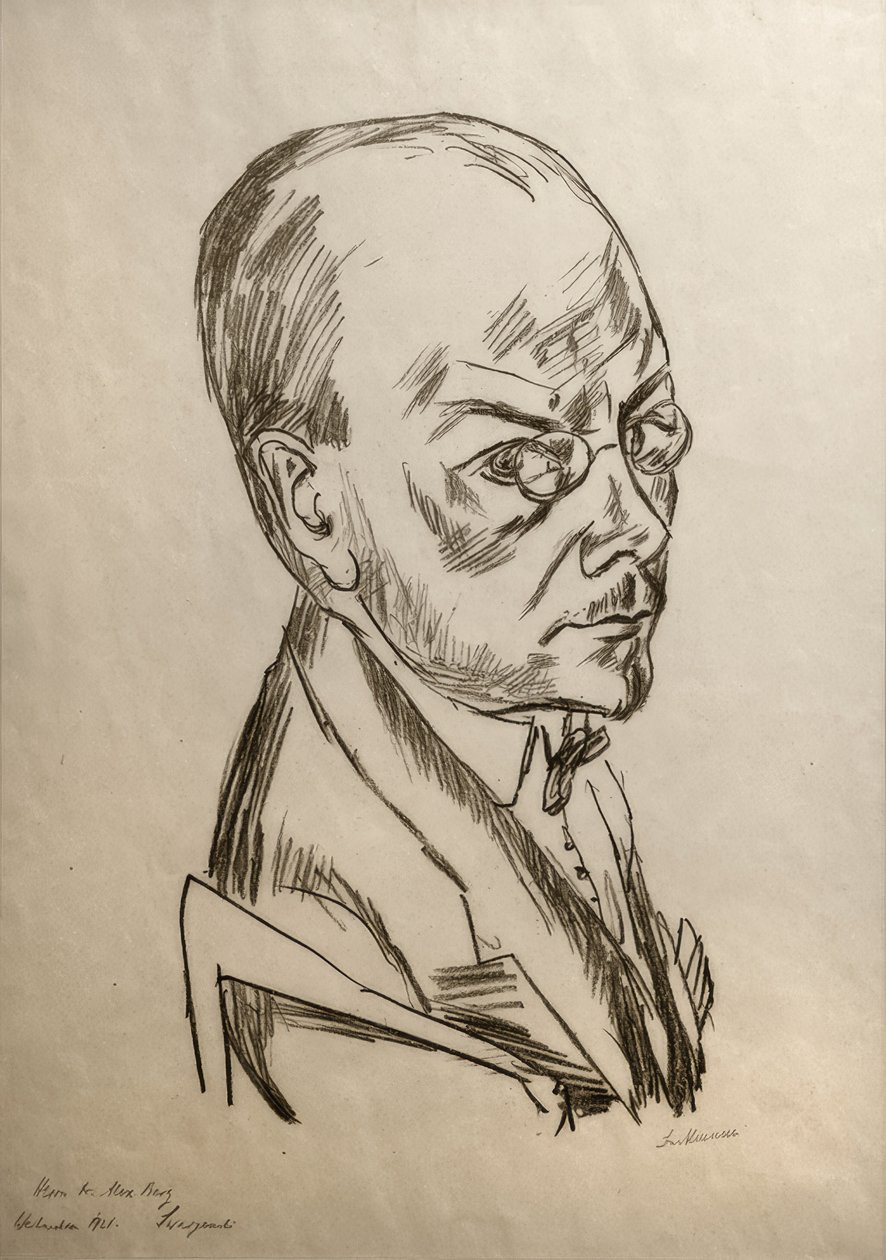 Porträt Georg Swarzenski von Max Beckmann