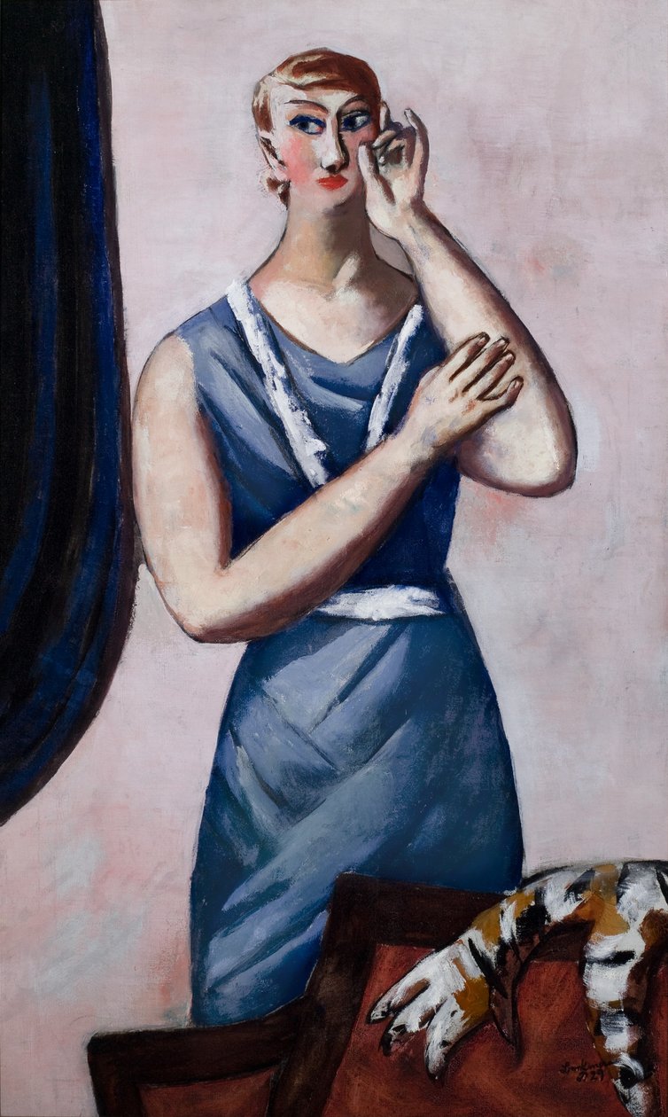 Porträt von Valentine Tessier von Max Beckmann