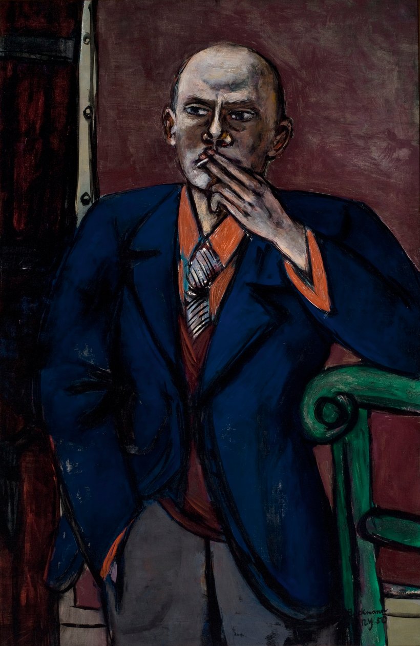 Selbstporträt 1950 von Max Beckmann