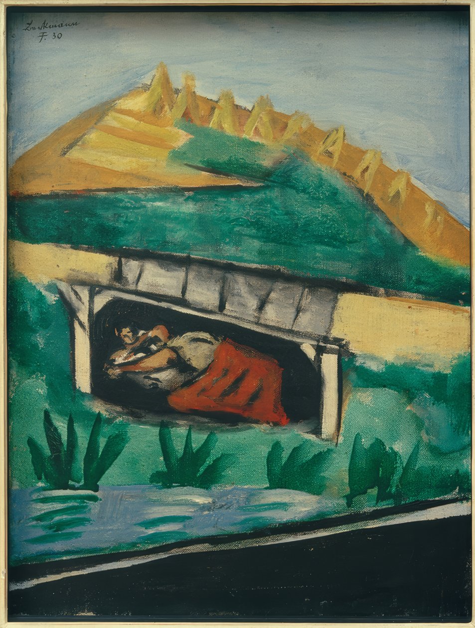 Sommer (Liebespaar) von Max Beckmann