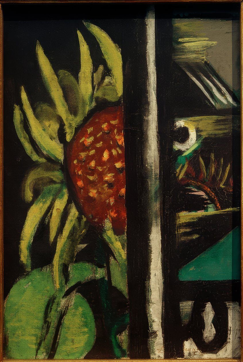 Sonnenblume von Max Beckmann