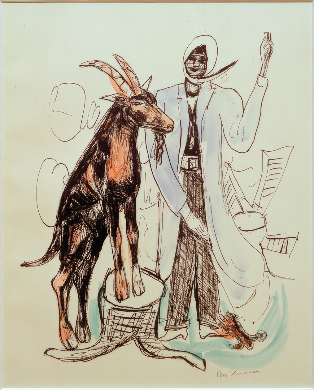 Der Bock von Max Beckmann