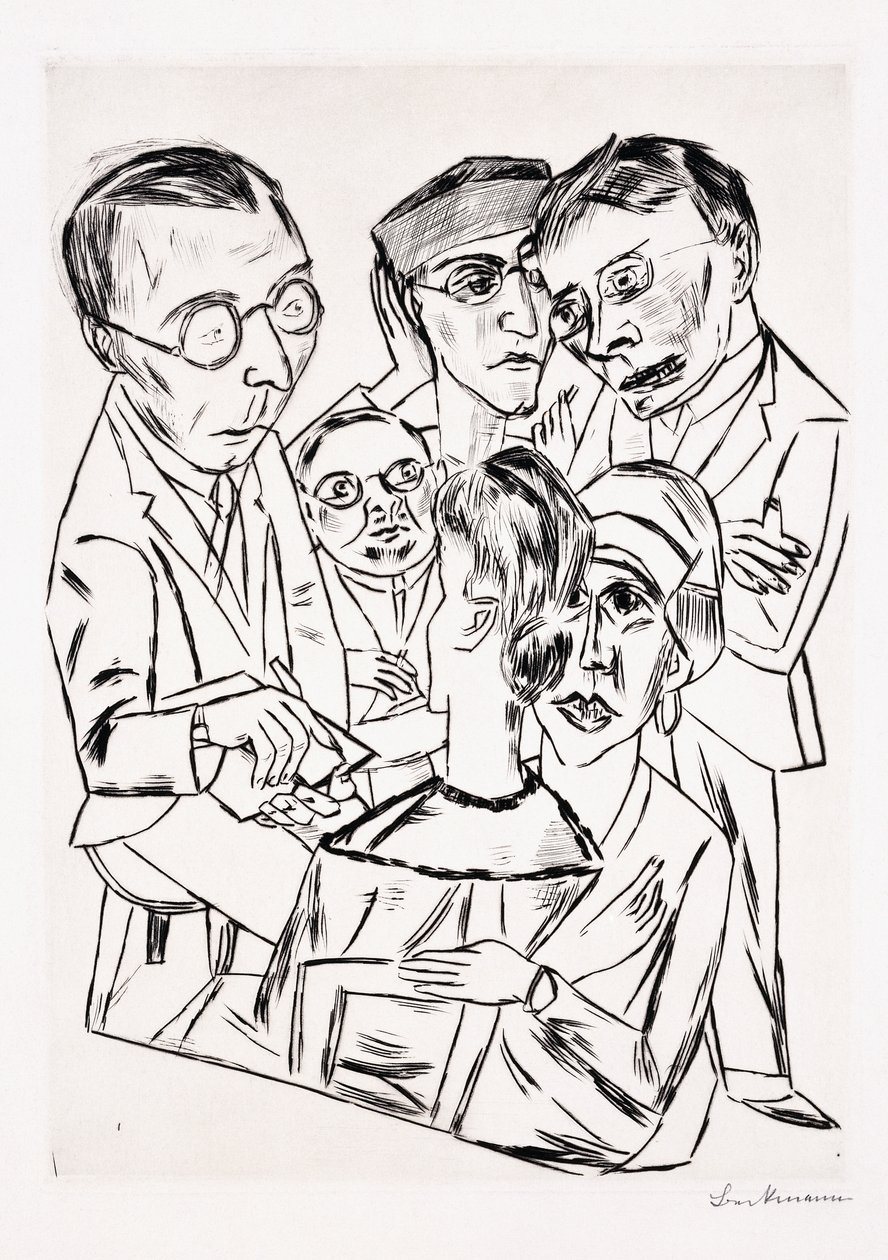 Der Künstler in der Gesellschaft von Max Beckmann