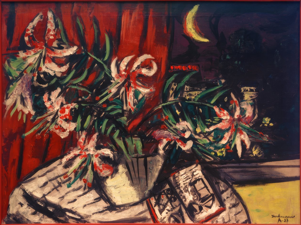 Türkenbundlilien von Max Beckmann