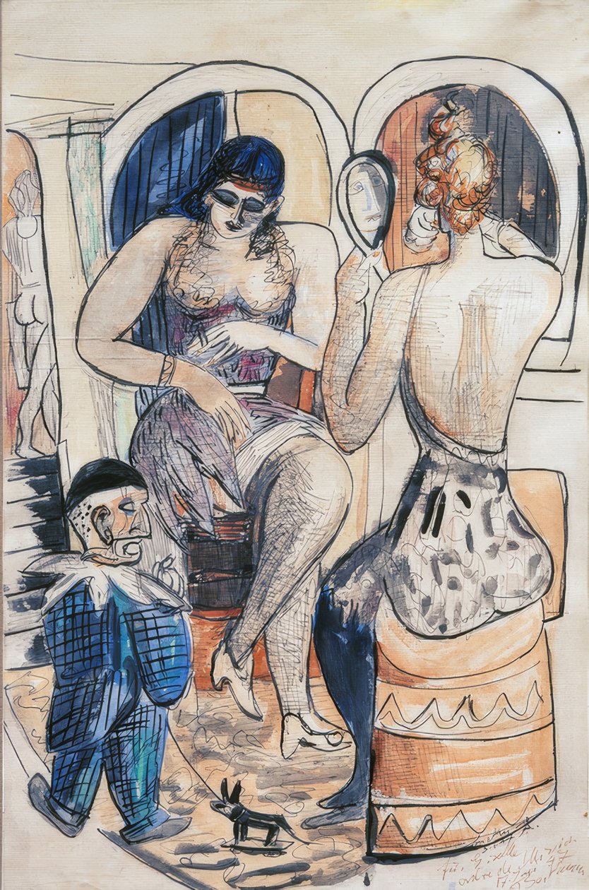 Zwei Tänzerinnen von Max Beckmann