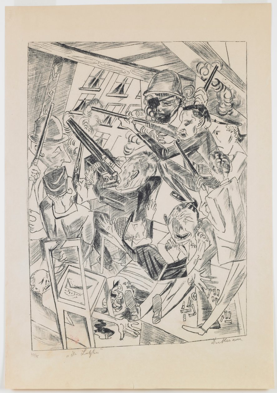 Tafel 10: Die Letzten von Max Beckmann