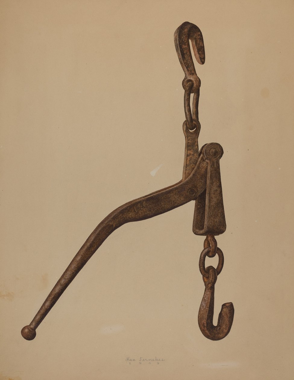 Holzladungsstraffer von Max Fernekes