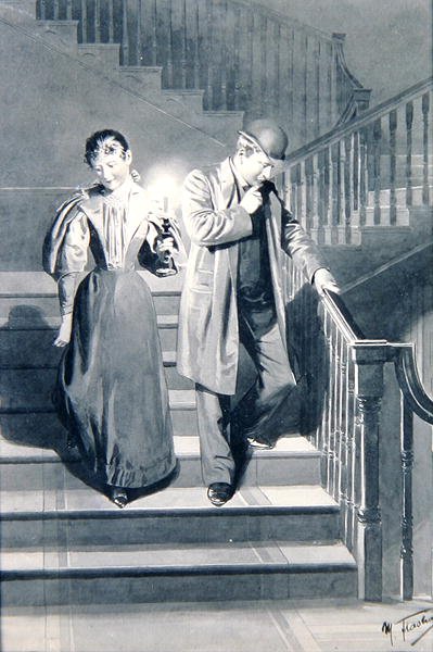 Auf der Treppe von Max Flashar