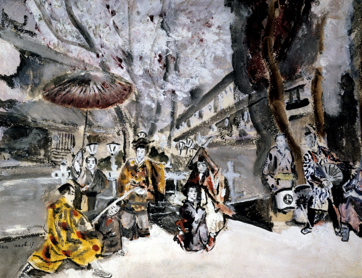 Der japanische Garten, ca. 1900-1944 von Max Jacob