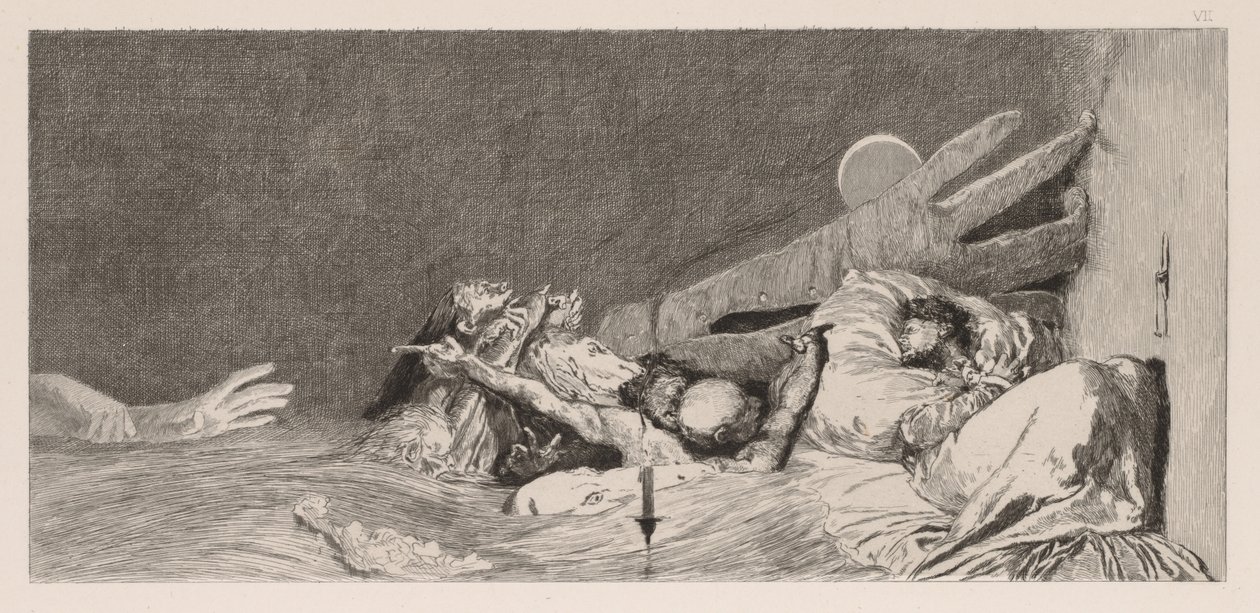 Ein Handschuh: Ängste, 1880 von Max Klinger