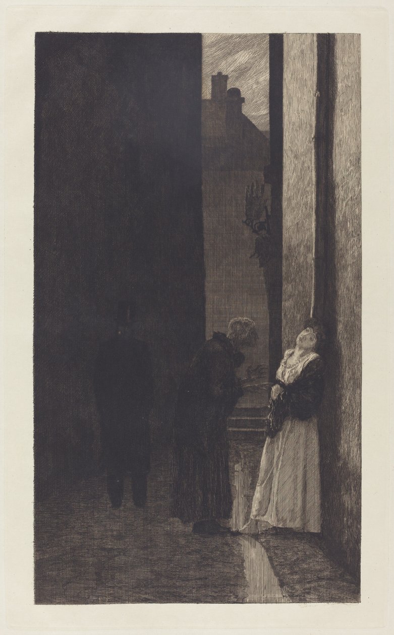 Ein Schritt, 1883 von Max Klinger