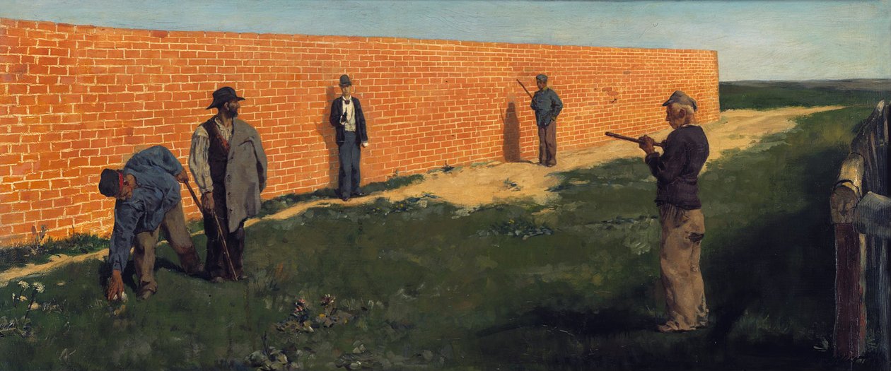 Der Spaziergänger, 1878 von Max Klinger