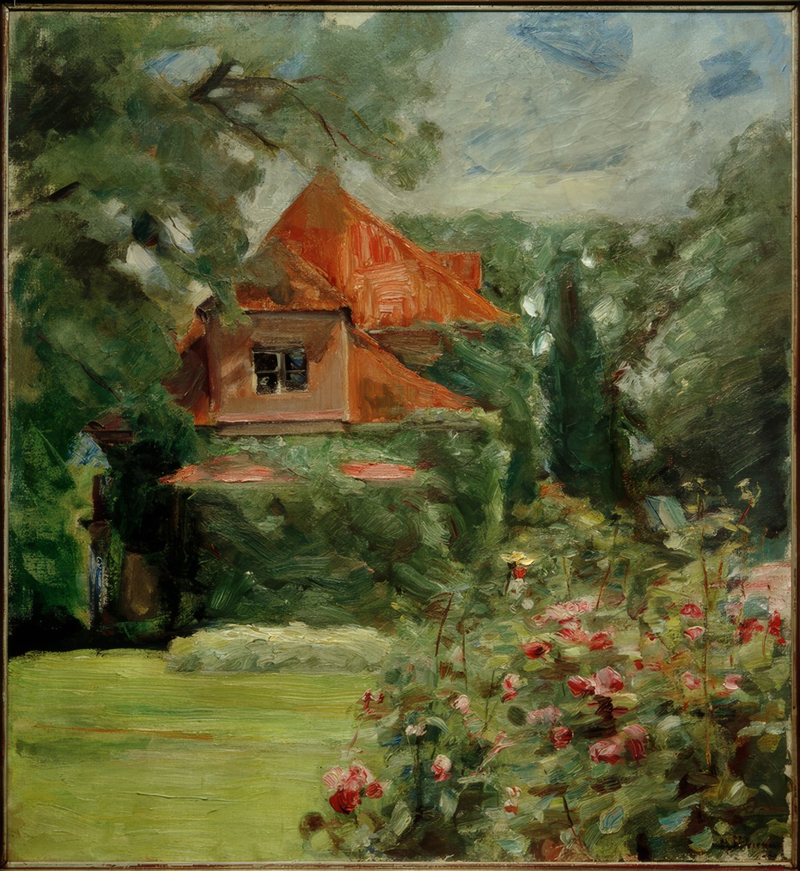 Altes Haus in Hamburg von Max Liebermann