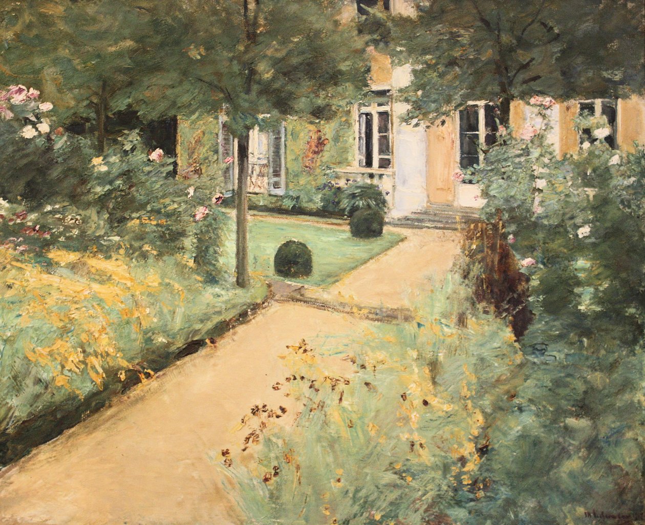 Berlin-Wannsee, Max Liebermann, Nutzgarten an der Villa von Max Liebermann