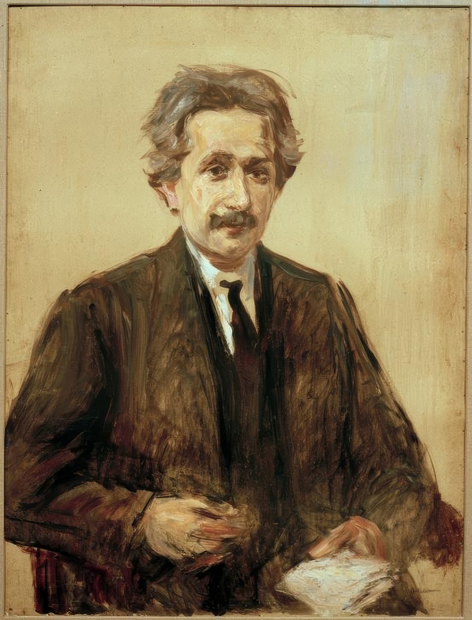 Bildnis Prof. Albert Einstein von Max Liebermann