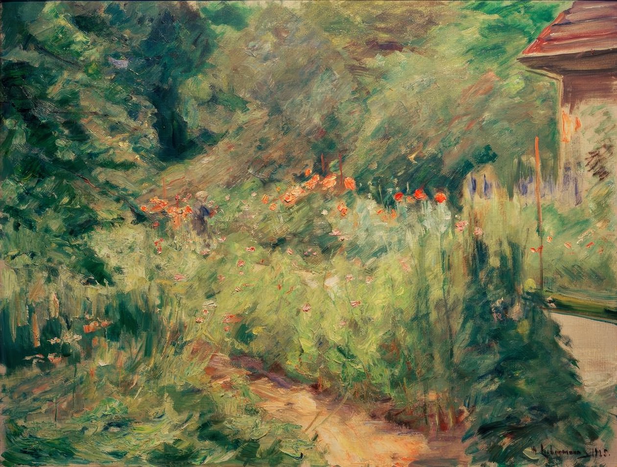 Der Nutzgarten in Wannsee nach Nordwesten von Max Liebermann
