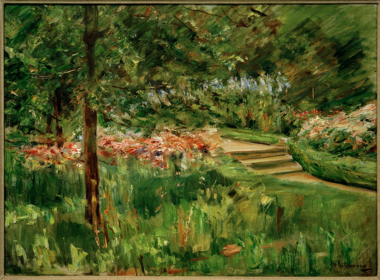 Der Nutzgarten in Wannsee nach Nordwesten von Max Liebermann