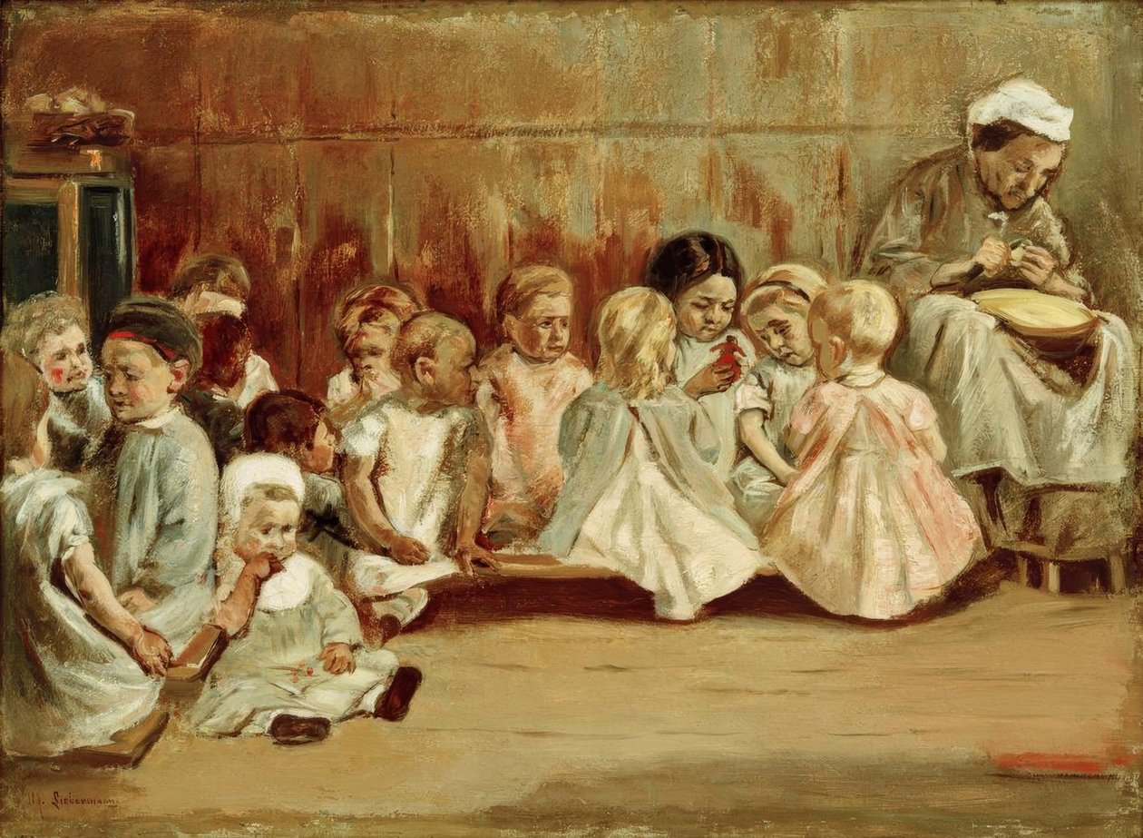 Kleinkinderschule von Max Liebermann