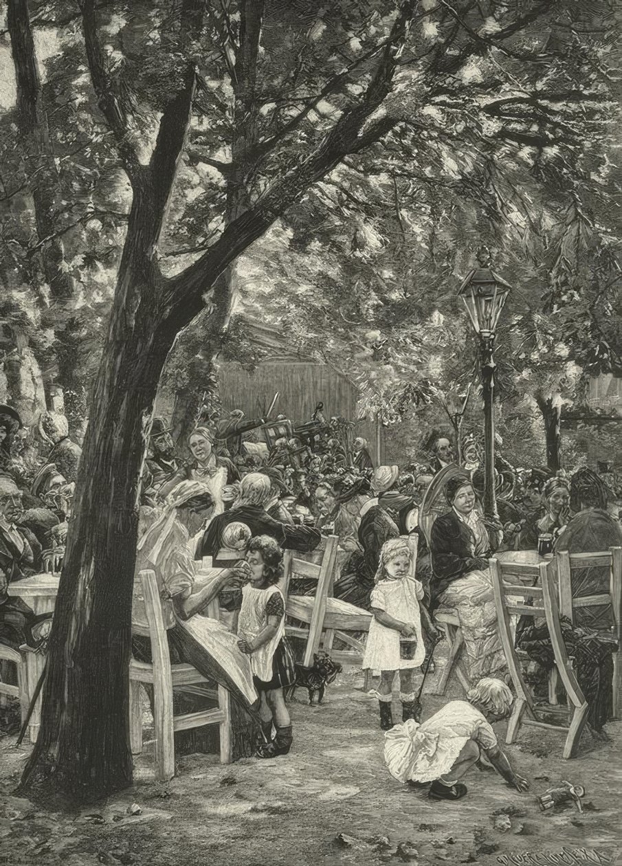Liebermann, Biergartenkonzert von Max Liebermann