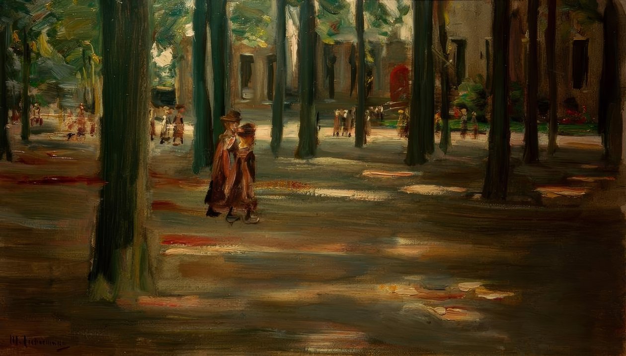 Schulgang in Laren von Max Liebermann