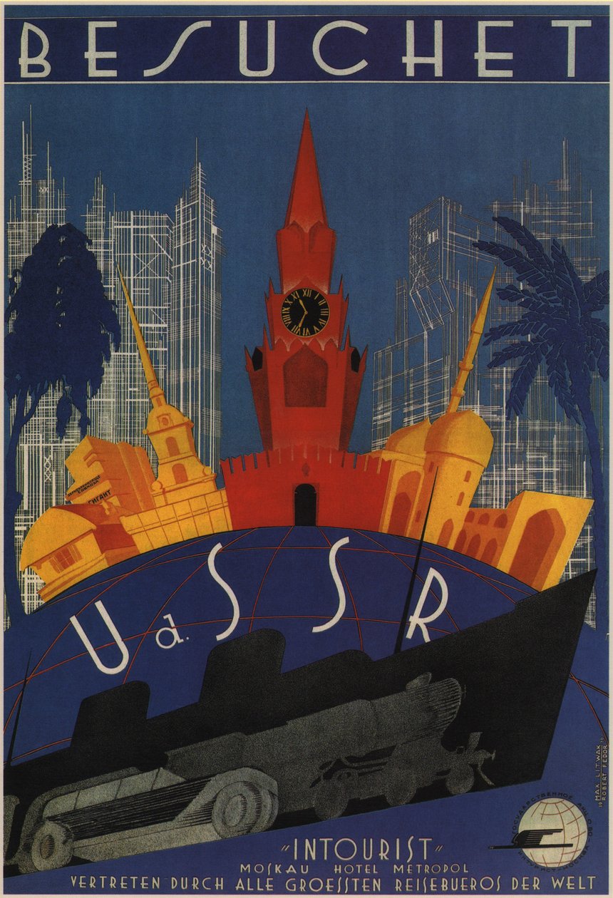Besuch in der UdSSR, 1930 von Max Litvak