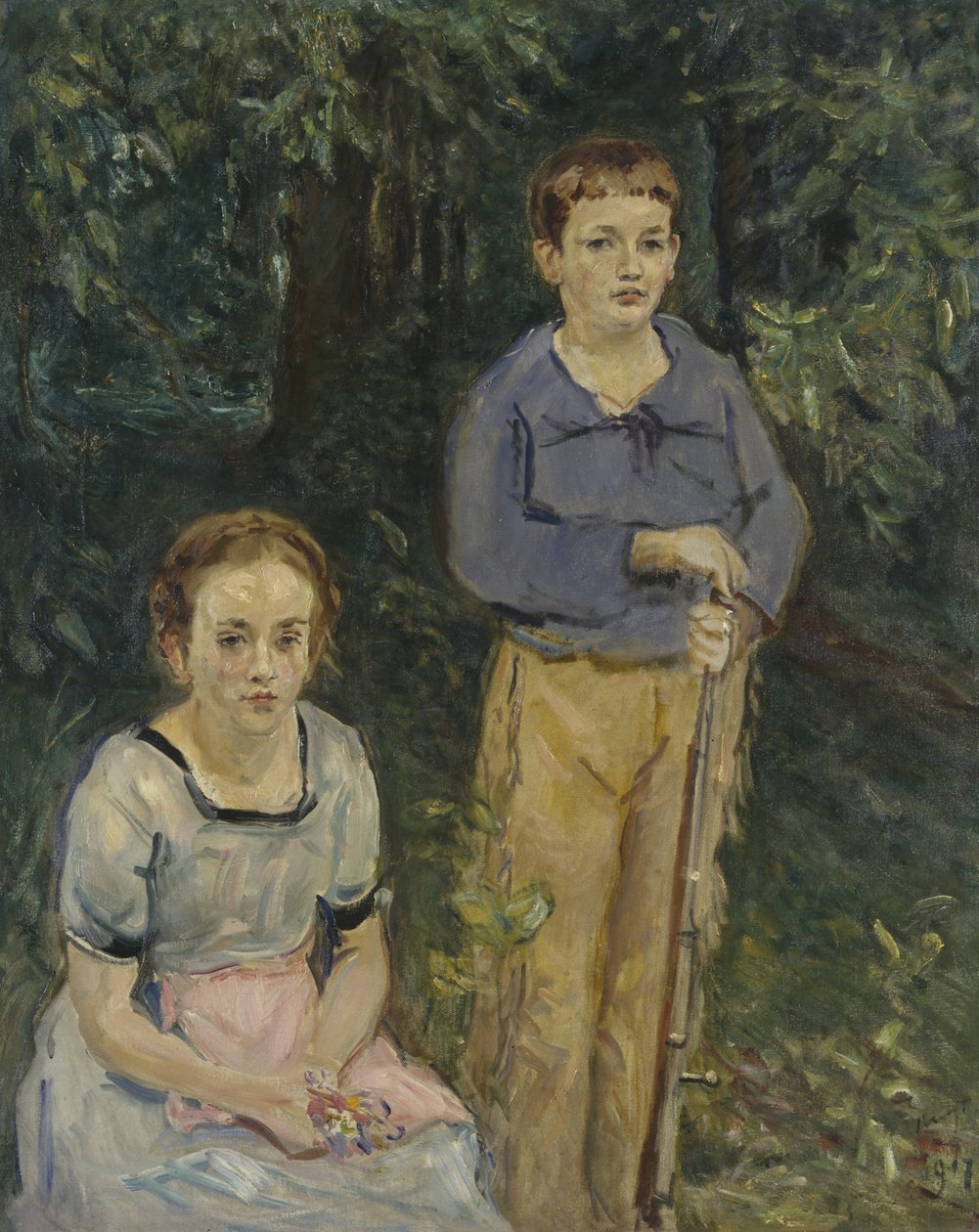 Nina und Wolfgang Slevogt von Max Slevogt