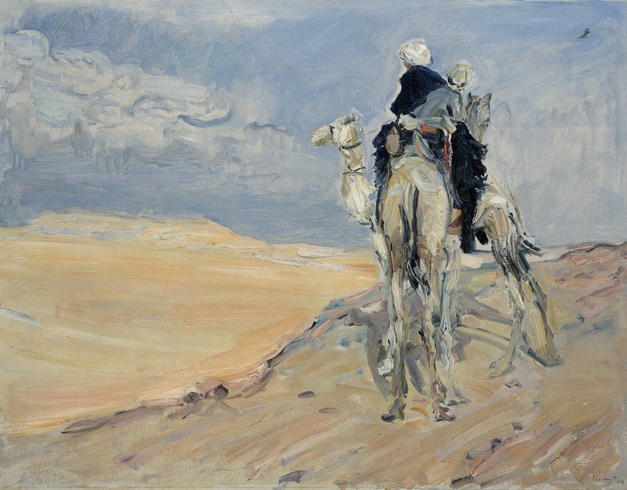 Sandsturm in der libyschen Wüste, 1914 von Max Slevogt