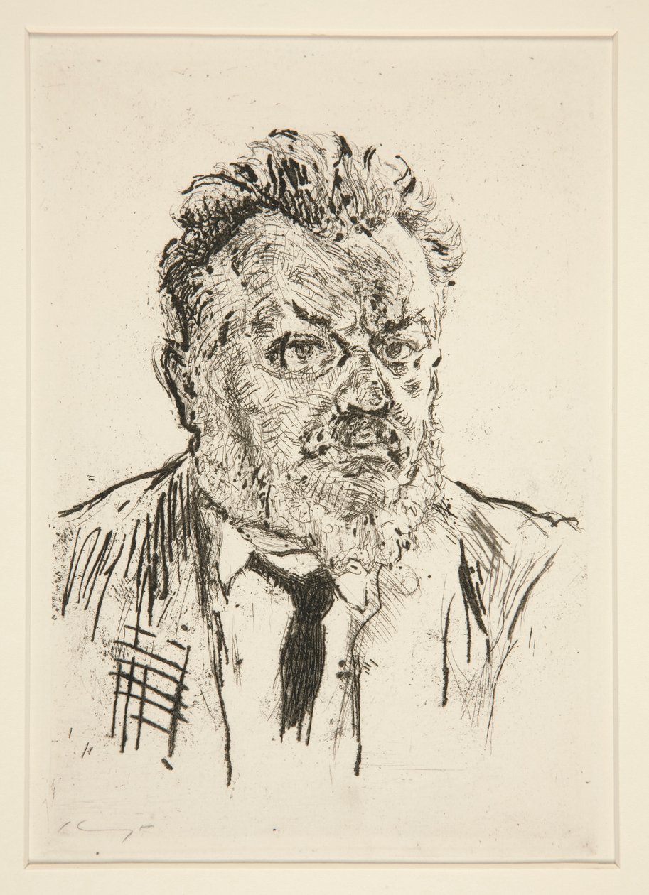 Selbstporträt von Max Slevogt