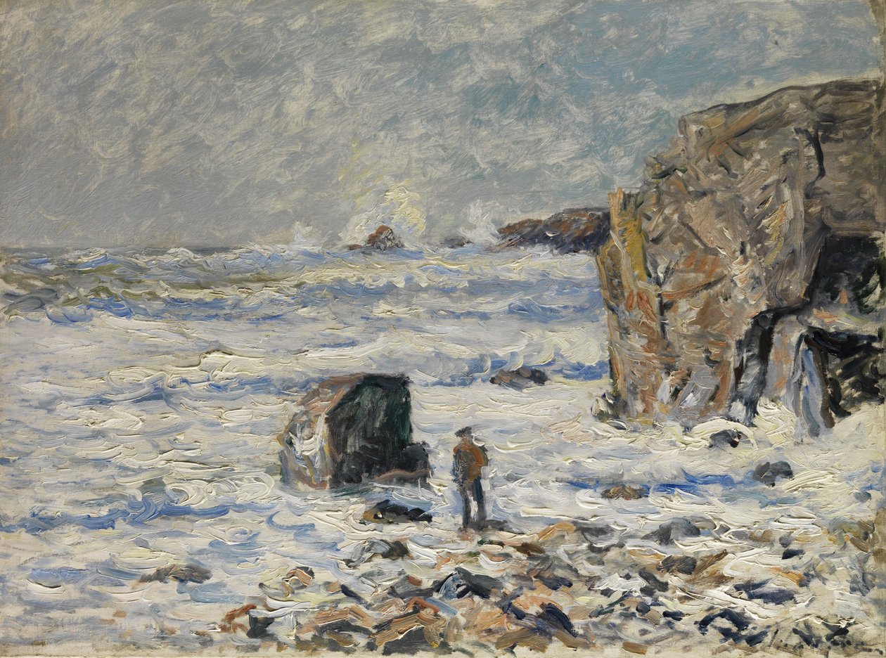 Unbekannt an der bretonischen Küste von Maxime Emile Louis Maufra