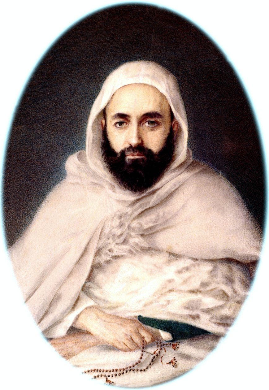 Porträt von Emir Abd-el-Kader, 1852 von Maxime David